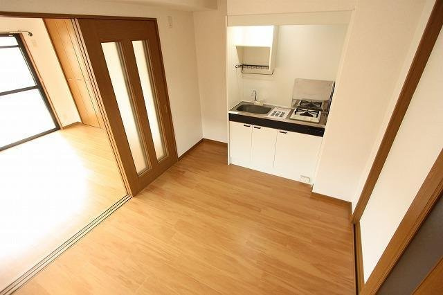 筑紫野市原田６丁目の賃貸マンションのキッチン|お料理しやすいキッチンです