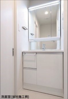 グリーンキャピタル長町Ⅱの独立洗面台