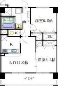 【間取り】 | ハピネス天塚