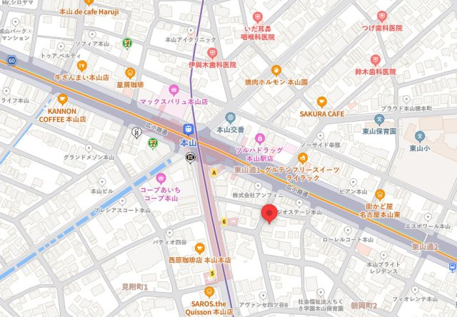 グランメール四ツ谷の地図