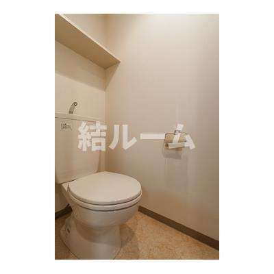 板橋区赤塚２丁目の賃貸マンションのトイレ