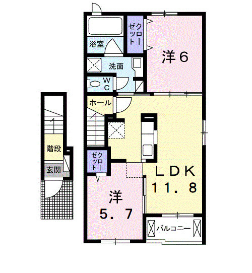 サンライズⅢの間取り