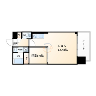【間取り】 | プレジオ弁天町 | プレジオ弁天町　間取り