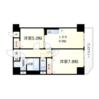 【間取り】 | リアライズ今里南 | リアライズ今里南　間取り