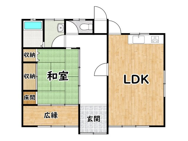姫路市夢前町護持/中古戸建の間取り