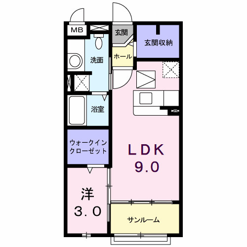ナイル良Ⅱの間取り