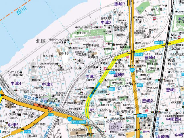 【地図】 | プレサンス梅田北ザ・ライブ