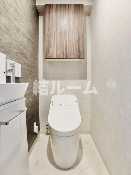 板橋区高島平７丁目の賃貸マンションのトイレ