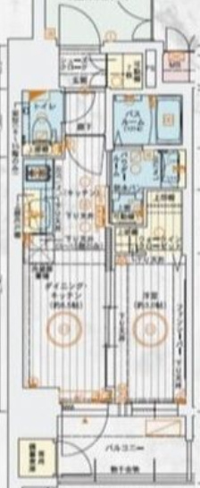 エステムコート名古屋鶴舞Ⅱレアーヴの間取り
