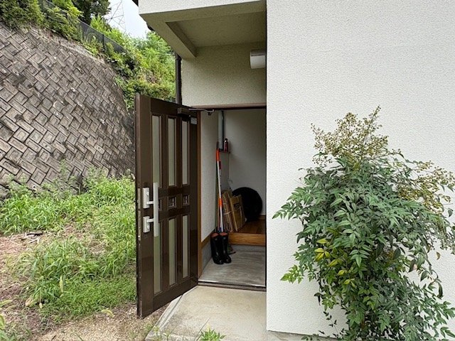 池田市古江町　貸家のエントランス|エントランスです
