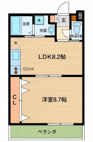 【間取り】 | TIAハイム上本町