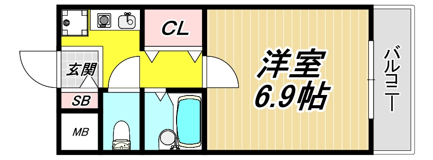 サンプラザ塚口の間取り