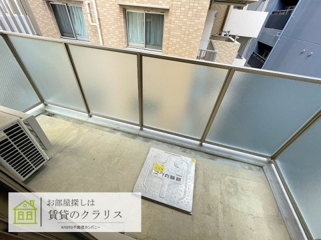 エリタージュ新町のバルコニー