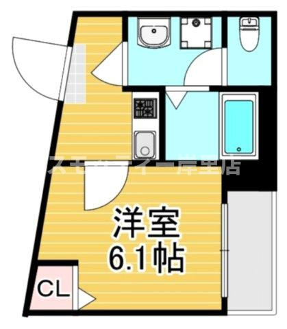 グランエクラ玉出東の間取り