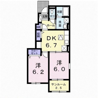 【間取り】 | ウィステリア　Ａ