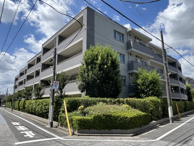 ランドワーフ練馬中村橋セレーヌコートの外観|4階の最上階、南向きで日当り、眺望良好。 バルコニー西側に富士山見えます。（天候による））竹中工務店
