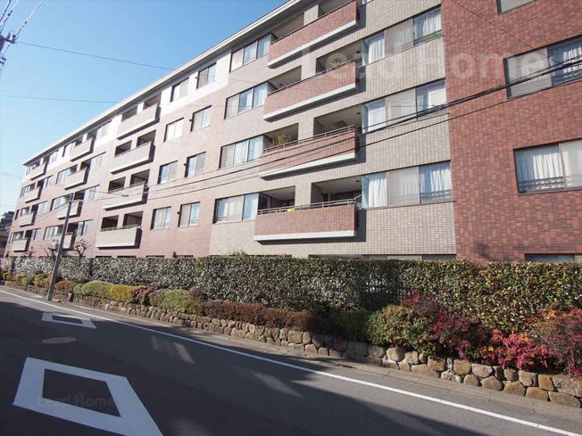 【外観】 | 碑文谷ヒルズサレジオ通り | きれいに手入れされた植栽に囲まれた心地よい佇まいです！落ち着きのある住環境で快適に暮らしていただけます♪