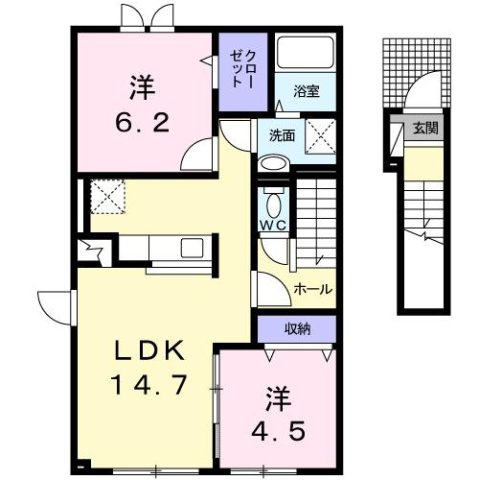 ティアモの間取り