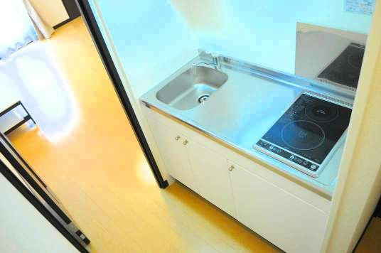 レオネクストメゾン　藤原台の内装|電熱タイプの2口コンロ
