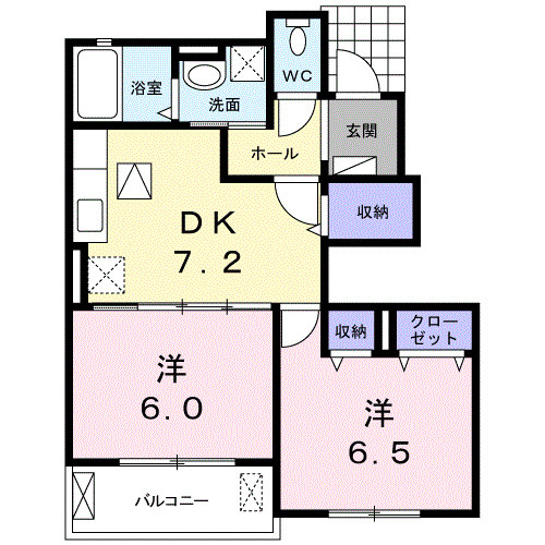 クローバー・Ⅲの間取り