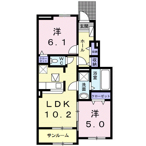 ブリッサⅢの間取り