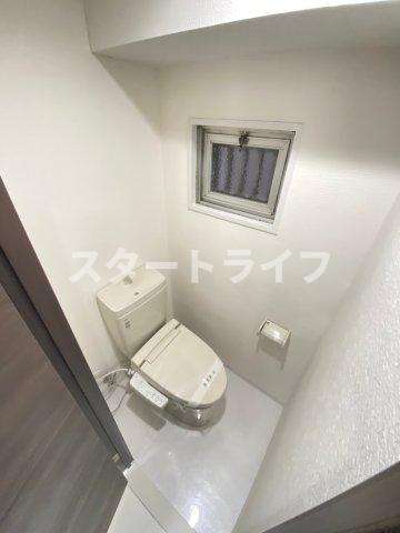 大阪市東淀川区東中島４丁目の賃貸マンションのトイレ