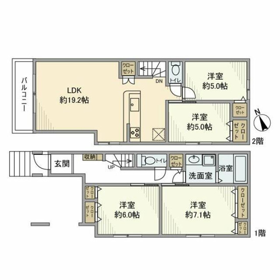 【間取り】 | 中央戸建