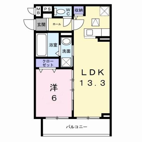 【間取り】 | ウォーム八尾木