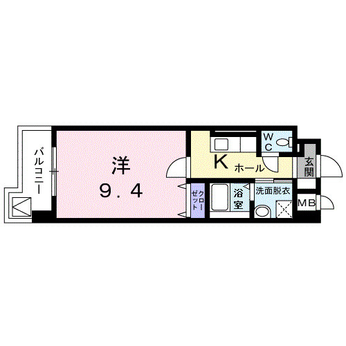 ウィルパレスＳＵの間取り