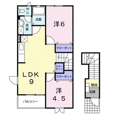 シャレットⅠの間取り