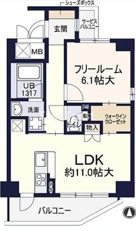 【間取り】 | レシェンテ西梅田