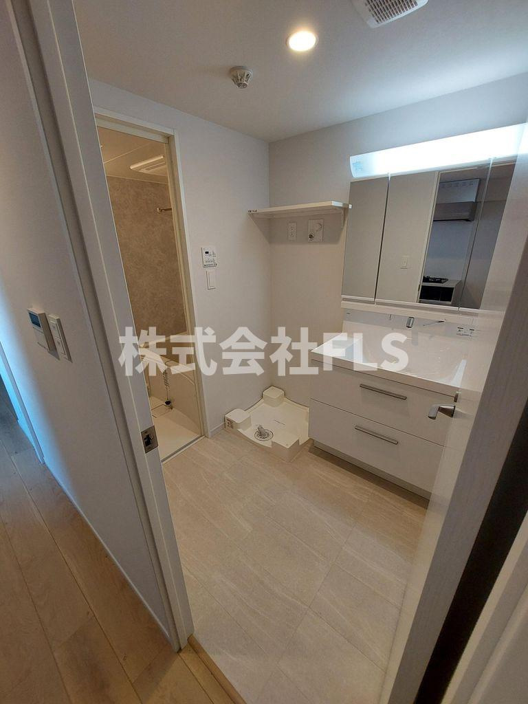 豊島区千早２丁目の賃貸マンションの独立洗面台