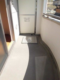 パ－ク青陽のバルコニー