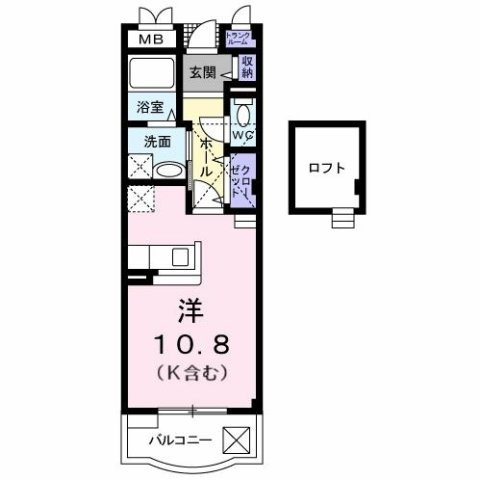 パ－ク青陽の間取り