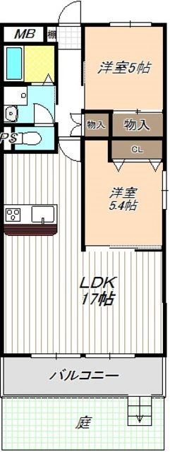 第２光ハイツの間取り