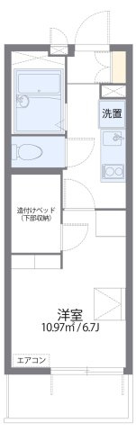 レオパレス東蟹屋の間取り