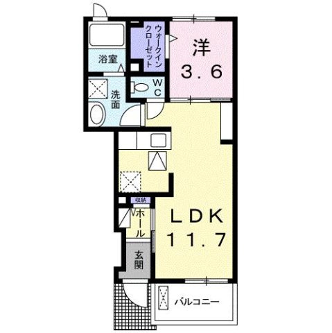 アルカンジュ北園通の間取り