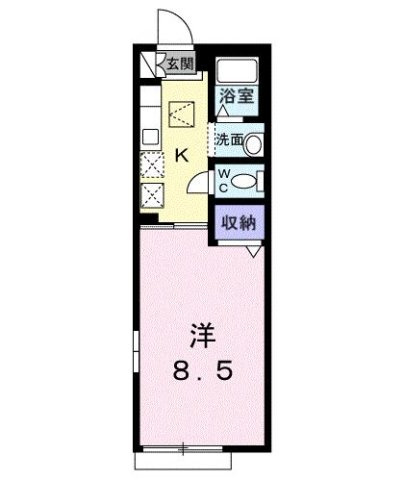 メルベーユＣの間取り