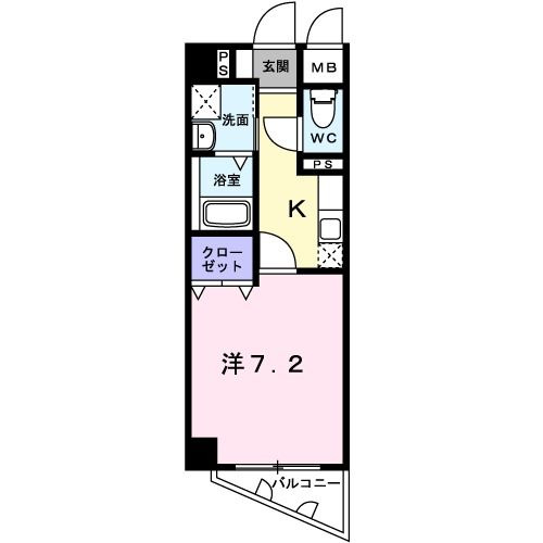 ウエスト　フロント　Ａの間取り
