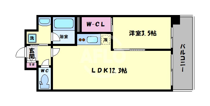 グレイス阿倍野松崎の間取り|グレイス阿倍野松崎　間取り