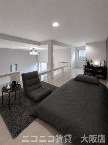 大阪市東住吉区東田辺３丁目のアパートの内装|CG画像です。家具家電付きではありません