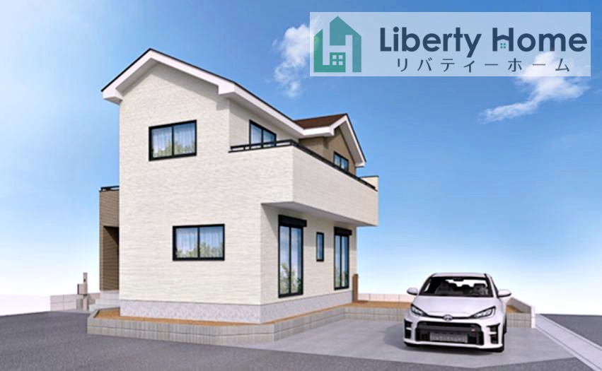 土浦市真鍋4丁目　新築戸建　1号棟の完成予想図|ご予約をいただければ、『平日の空いた時間』『周辺物件まとめて見たい』『1件だけ見たい』ももちろん可能です♪
お気軽にお問合せください♪