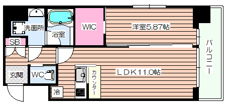 【間取り】 | LaDouceur天満
