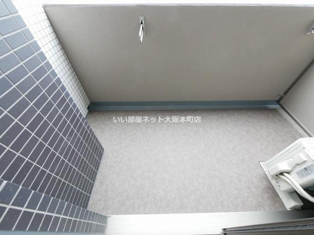 レオンコンフォート難波西IIIのバルコニー