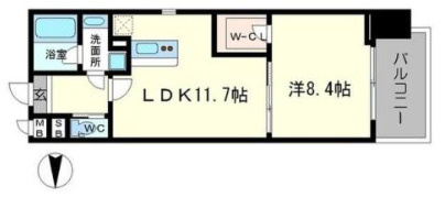 【間取り】 | ラクラス長堀橋