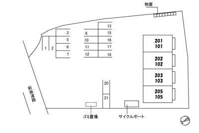 【区画図】 | シャーメゾン愛花夢