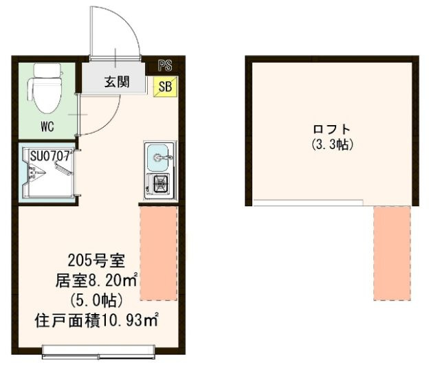 【間取り】 | ハーモニーテラス永福Ⅱ
