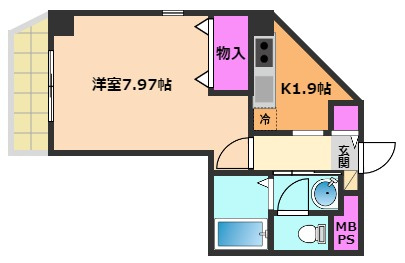 ラフォンテ摂津富田の間取り