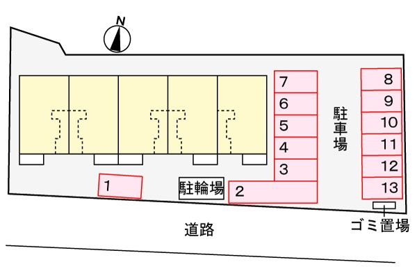 ライジング　サンⅡの区画図