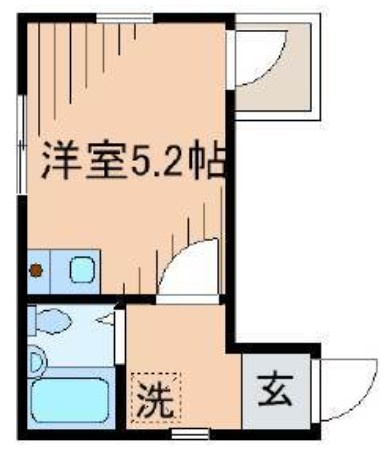 シャンテ東向島Ⅱの間取り